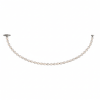 Riviere Glass Chain Chandelier 34-light configuration view 2