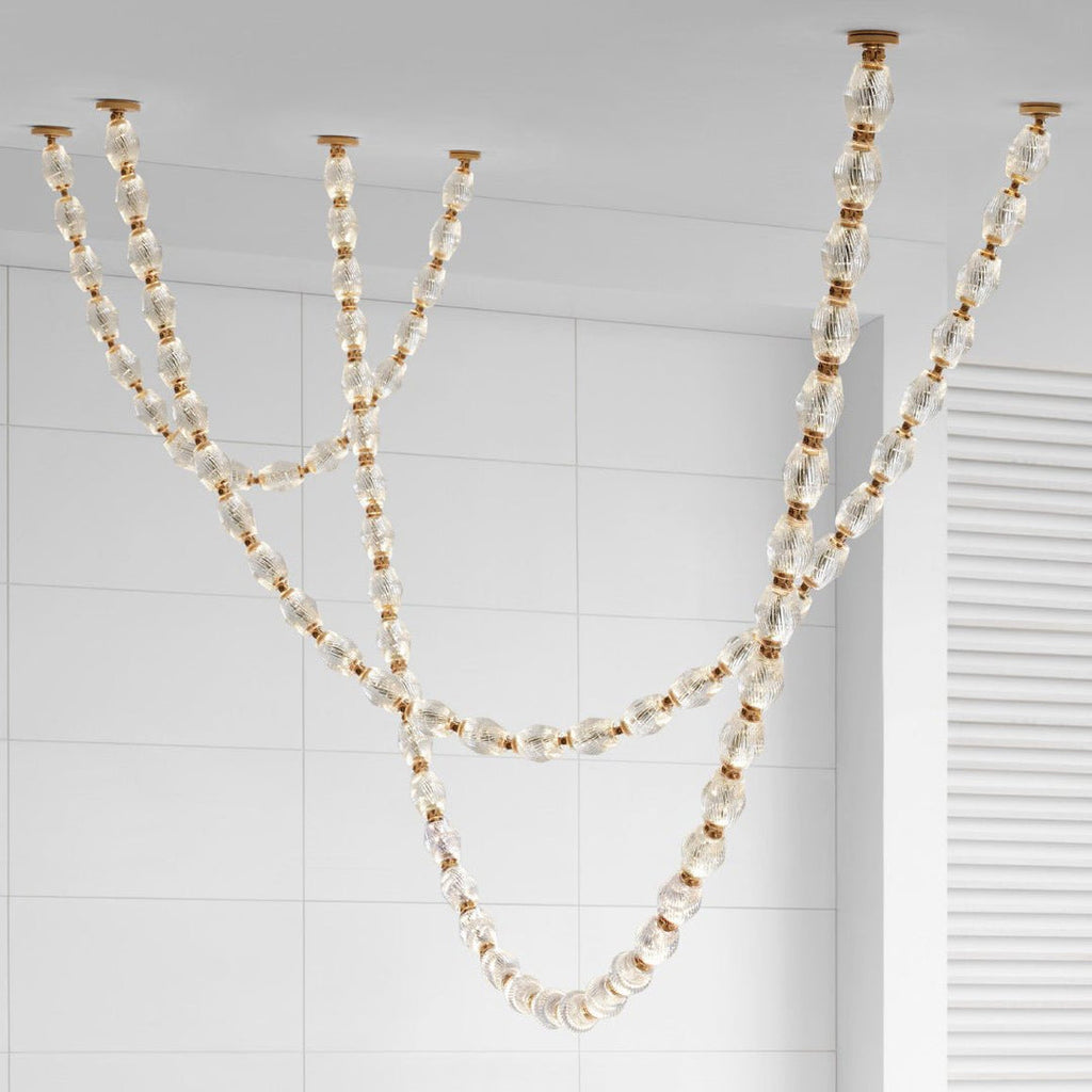 Riviere Glass Chain Chandelier gallery image 114