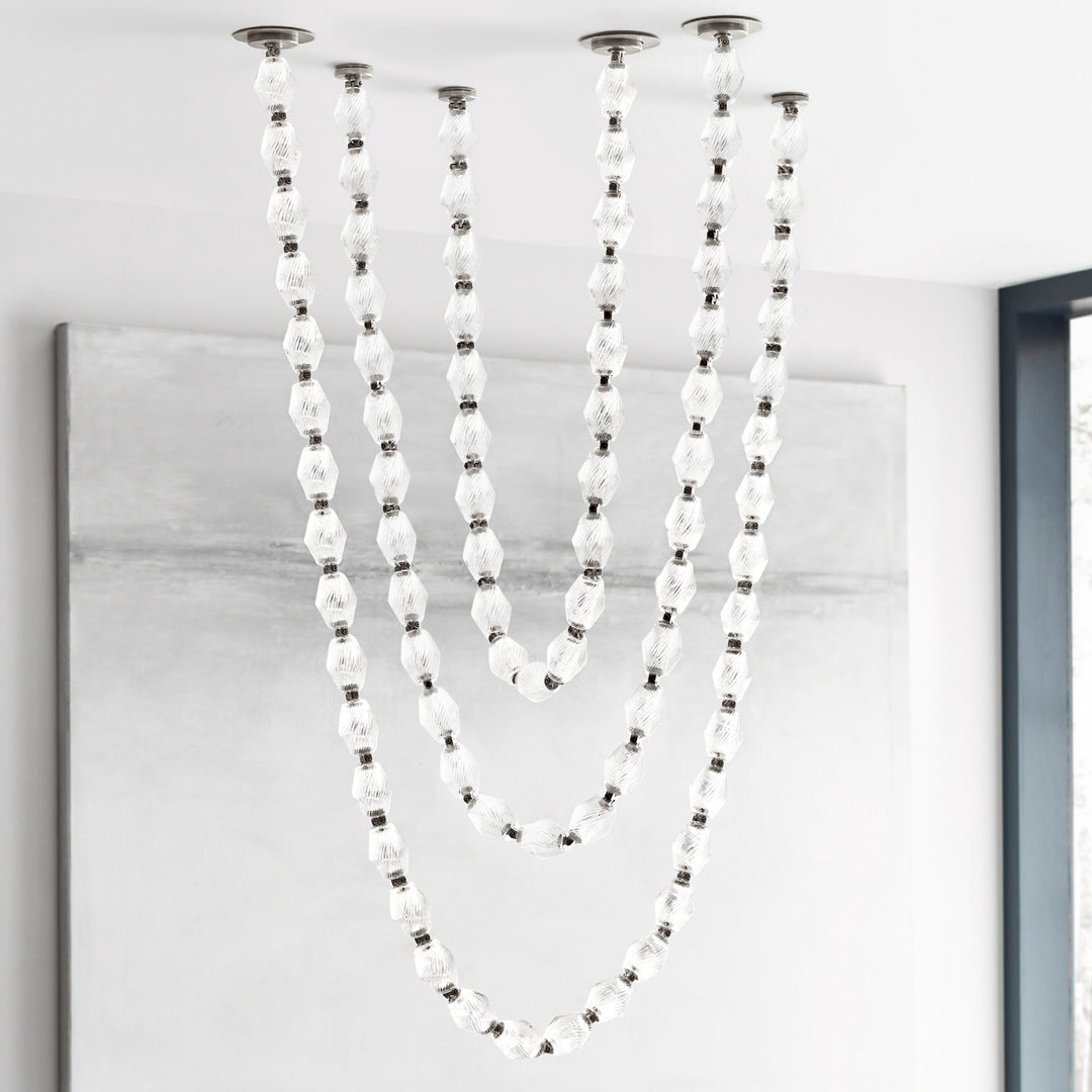 Riviere Glass Chain Chandelier gallery image 115