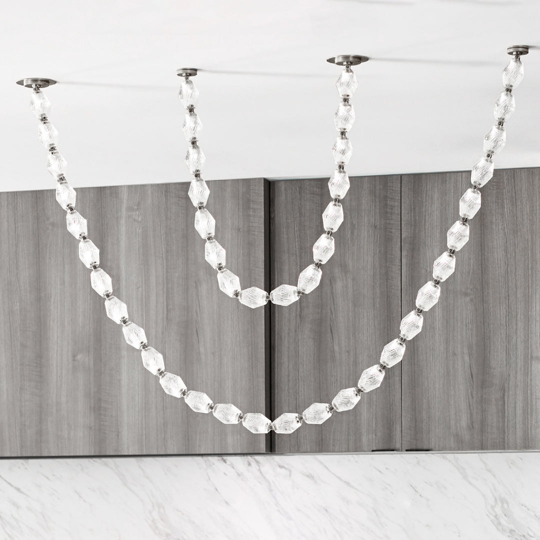 Riviere Glass Chain Chandelier gallery image 116