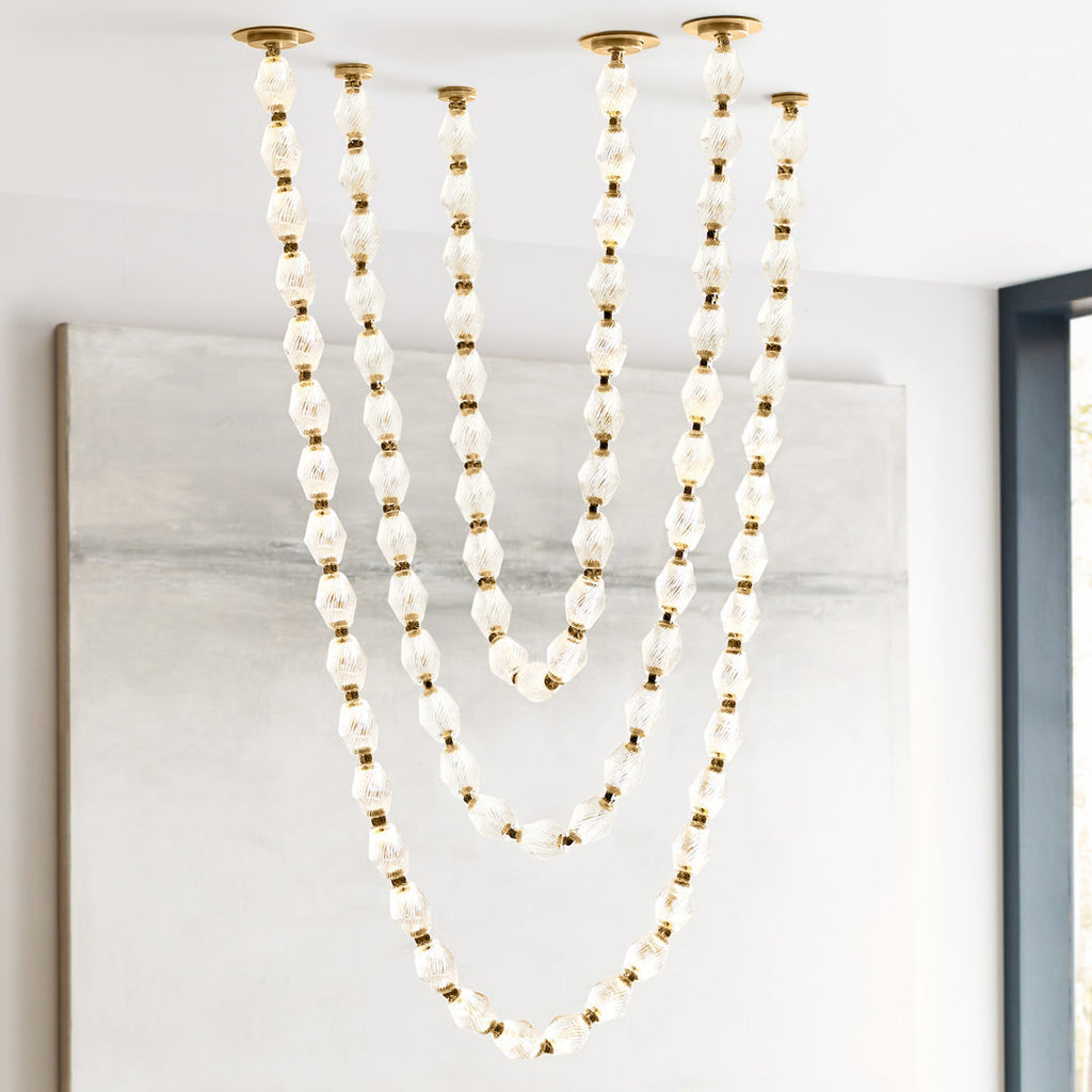 Riviere Glass Chain Chandelier gallery image 129