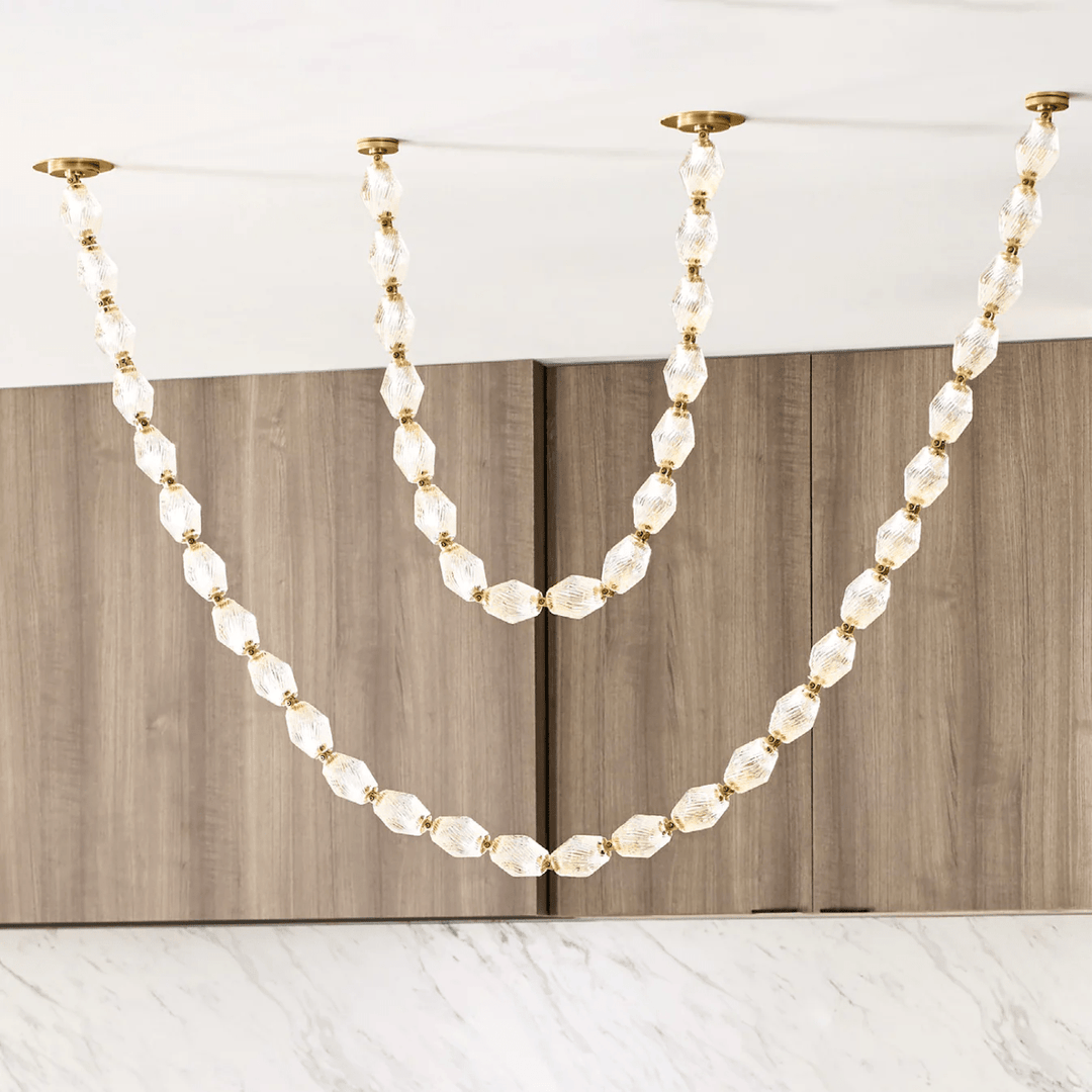 Riviere Glass Chain Chandelier gallery image 130