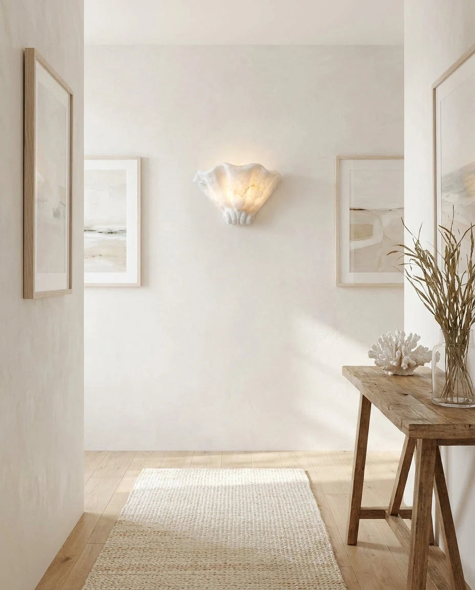 Roche Carved Alabaster Wall Sconce, product view 10