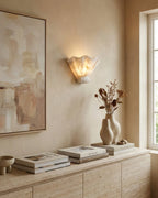 Roche Carved Alabaster Wall Sconce, product view 11