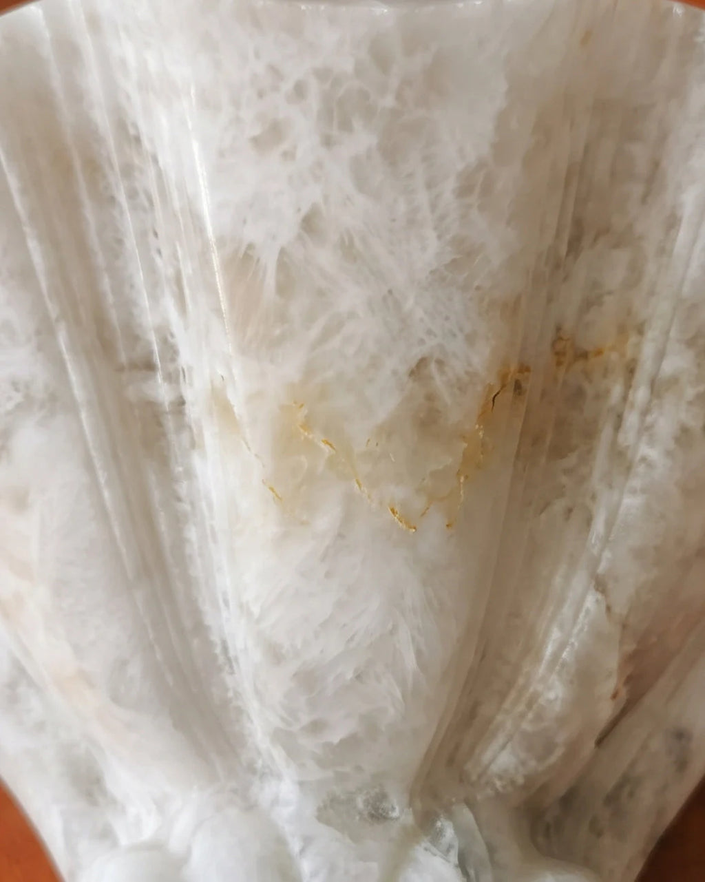 Roche Carved Alabaster Wall Sconce, product view 12