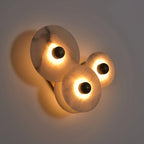 Round Alabaster Wall Lamp by Bling Lighting Studio