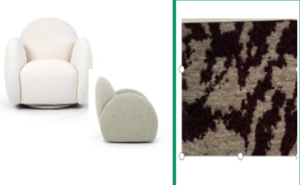 Chloe Swivel Club Glider