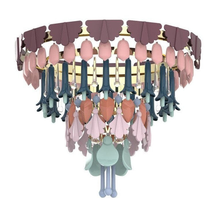 Lladro Seasons Chandelier by Bling Lighting Studio