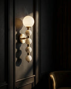 Selene Gourd Alabaster Wall Sconce, product view 8