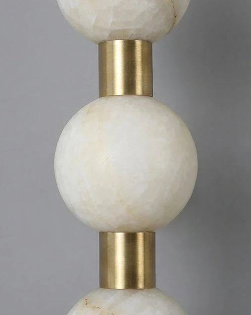 Selene Gourd Alabaster Wall Sconce, product view 9