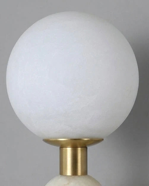 Selene Gourd Alabaster Wall Sconce, product view 10