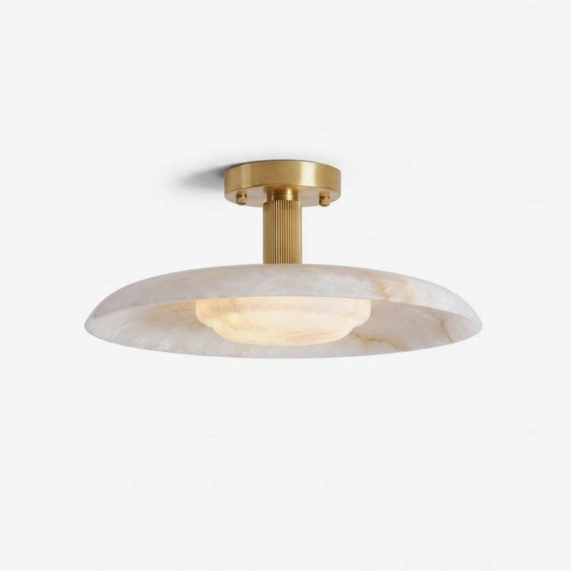 Selmora Alabaster Semi-Flush Mount, product view 1