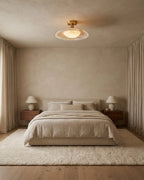Selmora Alabaster Semi-Flush Mount, product view 3
