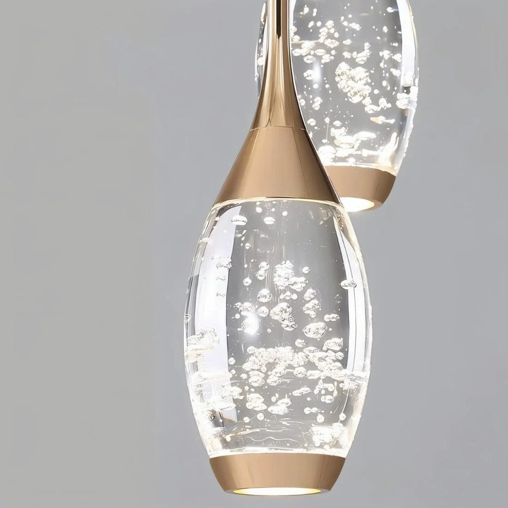 Setya Long Drop Crystal Chandelier long drop crystal cluster view