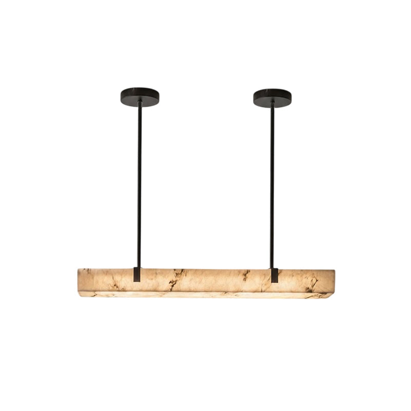 Slim Linear Alabaster LED Pendant Light, product view 1