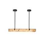 Slim Linear Alabaster LED Pendant Light, product view 1