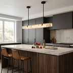 Slim Linear Alabaster LED Pendant Light, product view 14