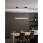 Slim Linear Alabaster LED Pendant Light, product view 21