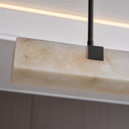 Slim Linear Alabaster LED Pendant Light, product view 26