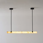 Slim Linear Alabaster LED Pendant Light, product view 27