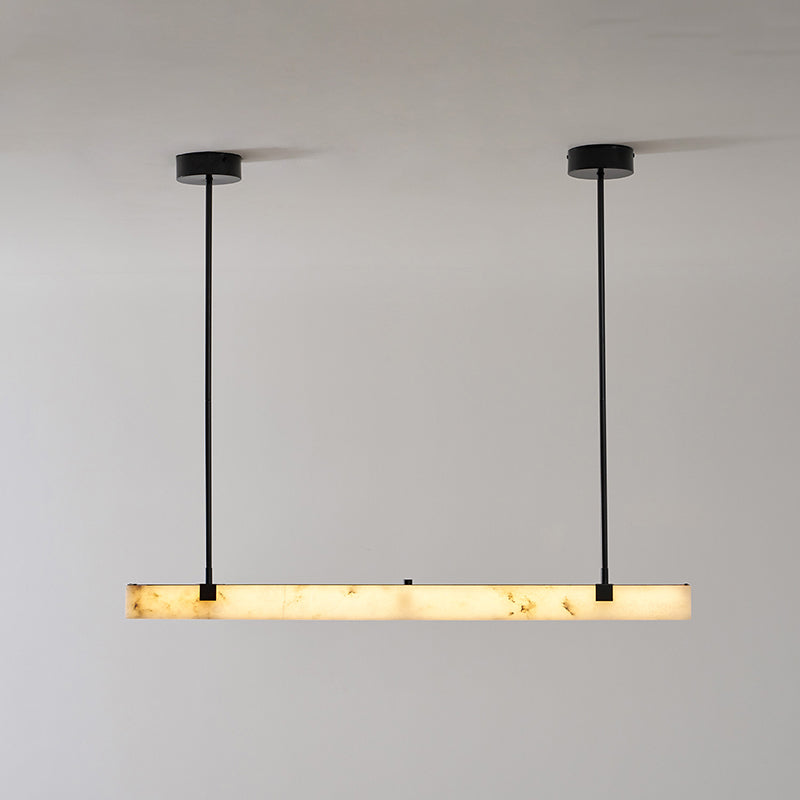 Slim Linear Alabaster LED Pendant Light, product view 27