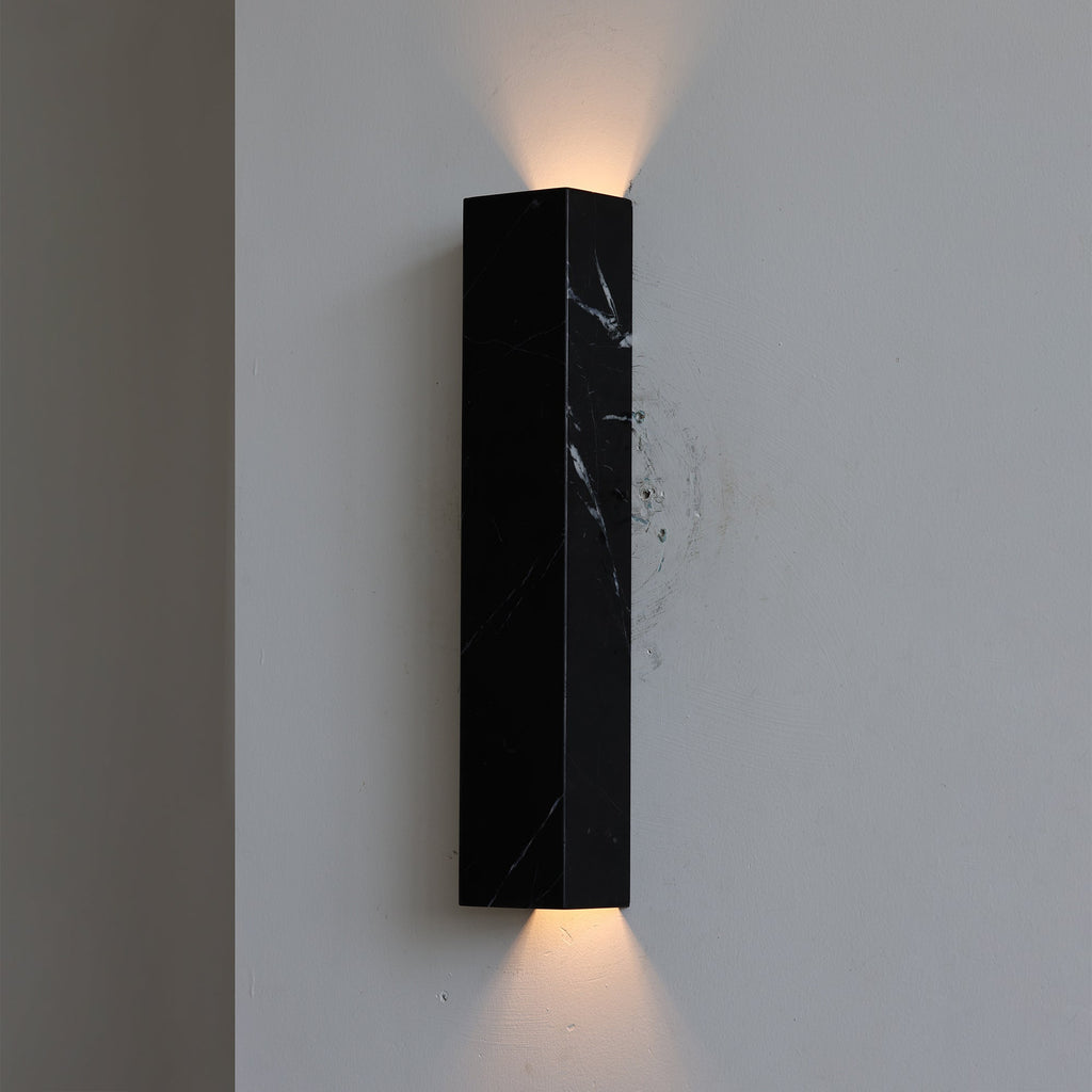 Slim Vertical Marble LED Wall Sconce, product view 32