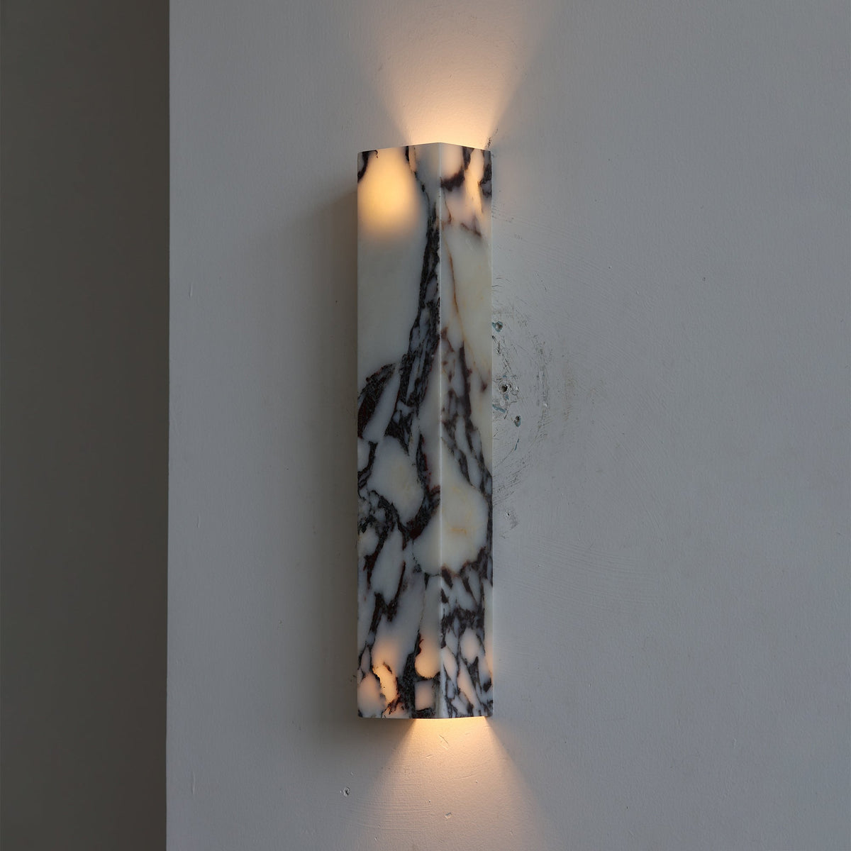 Slim Vertical Marble LED Wall Sconce, product view 34