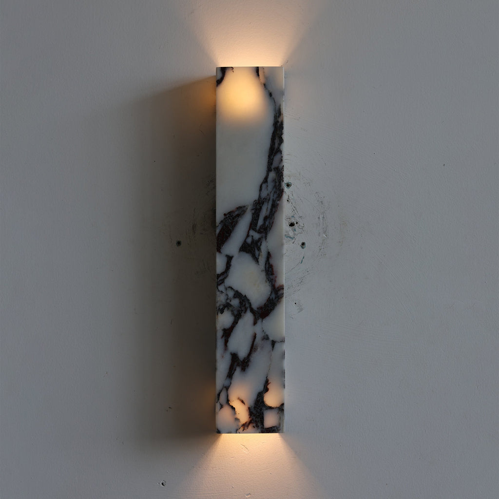 Slim Vertical Marble LED Wall Sconce, product view 35