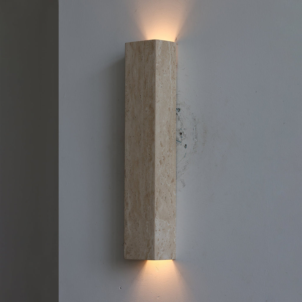 Slim Vertical Marble LED Wall Sconce, product view 38
