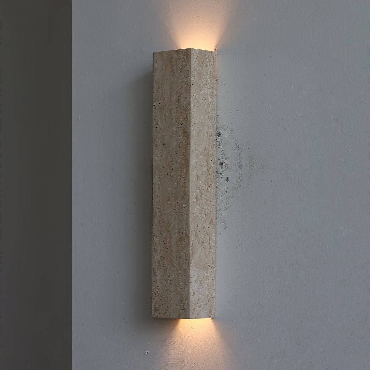 Slim Vertical Marble LED Wall Sconce, product view 38