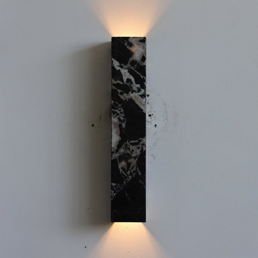 Slim Vertical Marble LED Wall Sconce, product view 40