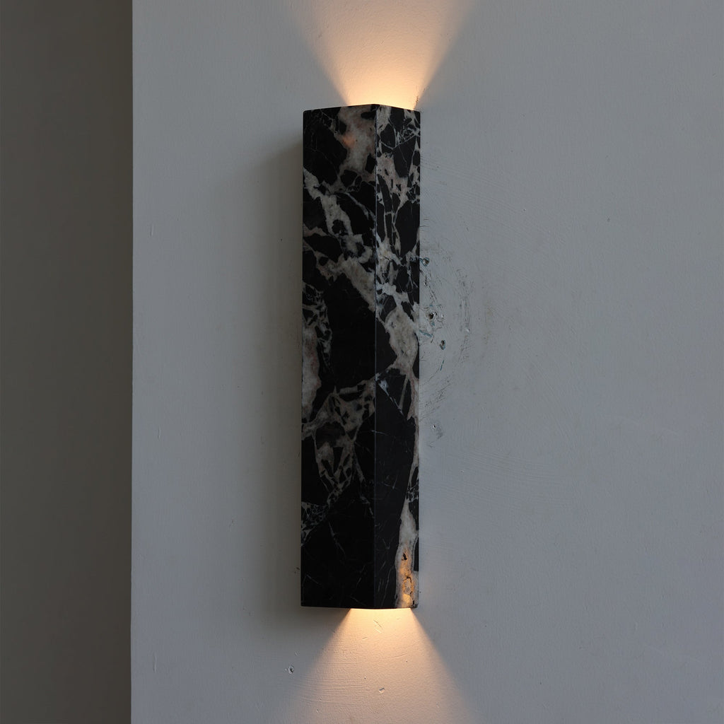 Slim Vertical Marble LED Wall Sconce, product view 41