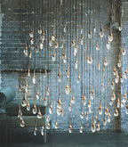 Modern Creative Seed Crystal Chandelier for Dining Room by Bling Lighting Studio