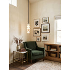 Stacked Geometric Alabaster LED Pendant Light, product view 10