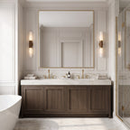 Tall Alabaster Cylinder LED Wall Sconce, product view 6