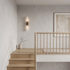 Tall Alabaster Cylinder LED Wall Sconce, product view 7
