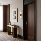 Tall Alabaster Cylinder LED Wall Sconce, product view 10