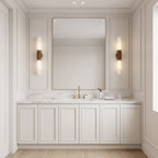 Tall Alabaster Cylinder LED Wall Sconce, product view 13