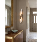 Tall Alabaster Cylinder LED Wall Sconce, product view 16