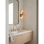 Tall Alabaster Cylinder LED Wall Sconce, product view 20