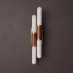 Tall Alabaster Cylinder LED Wall Sconce, product view 22