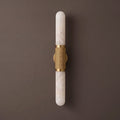 Tall Alabaster Cylinder LED Wall Sconce, product view 23