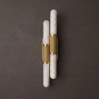 Tall Alabaster Cylinder LED Wall Sconce, product view 24