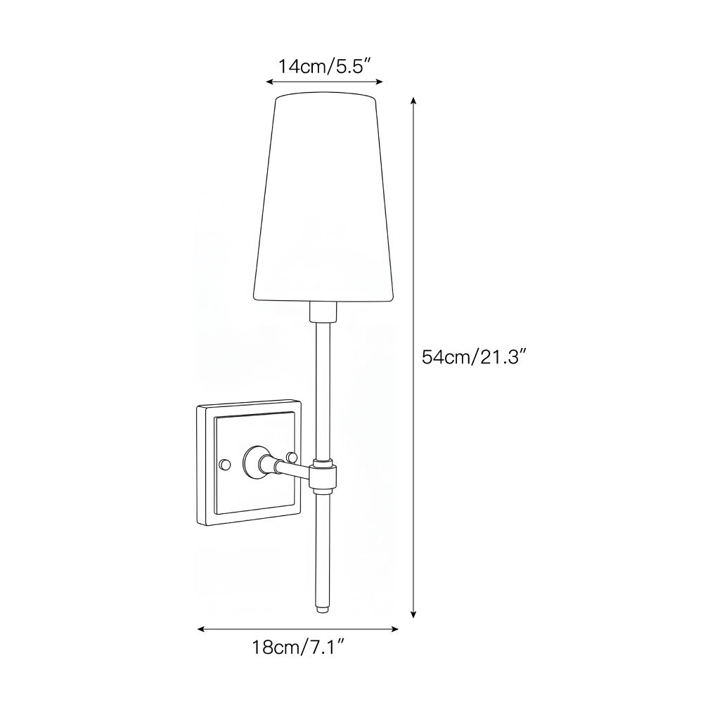 Tall Alabaster Globe Arm Wall Sconce, product view 3