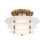 Tiered Alabaster Disc Flush Mount Ceiling Light, product view 13
