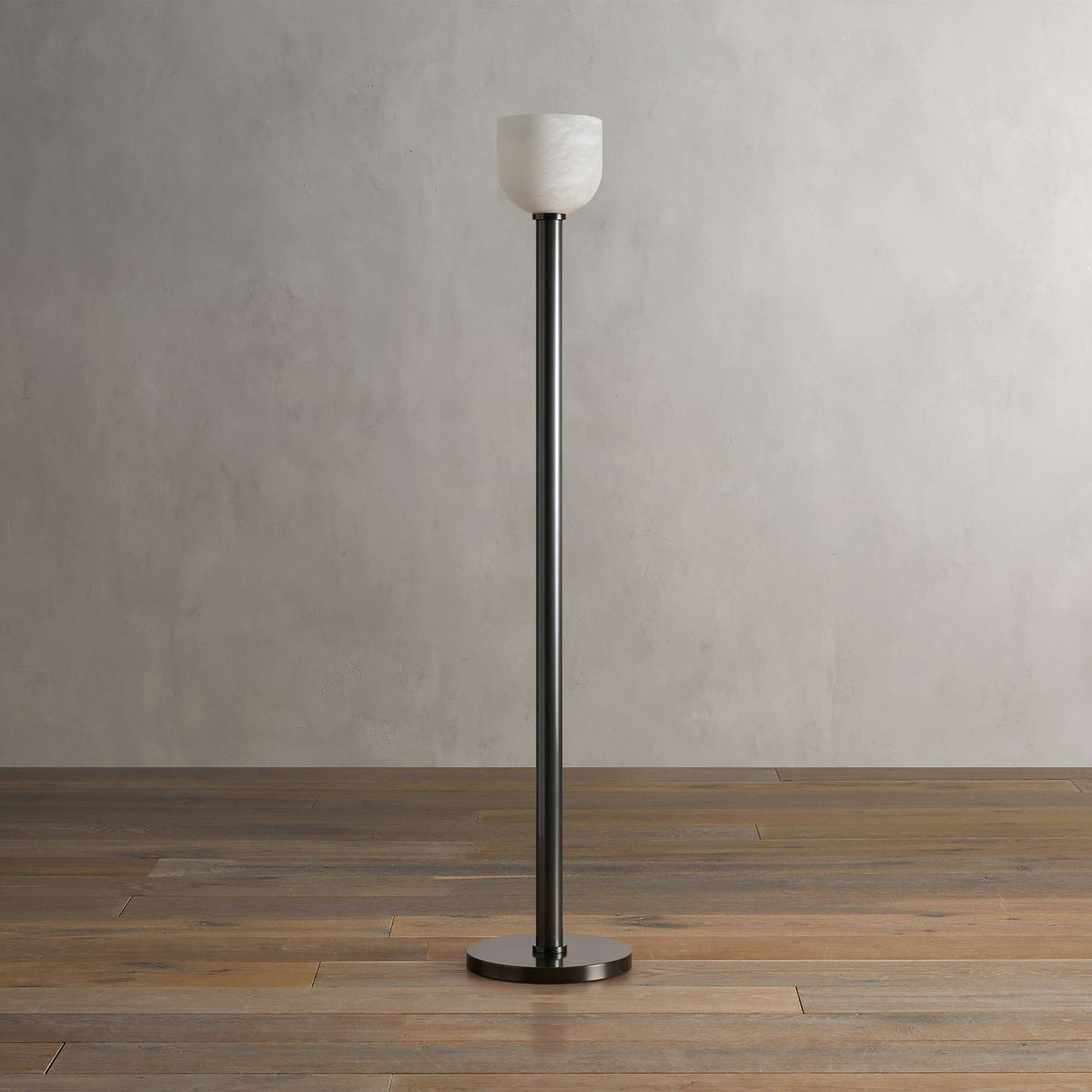 Torch-Style Alabaster Floor Lamp, product view 10