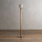 Torch-Style Alabaster Floor Lamp, product view 14