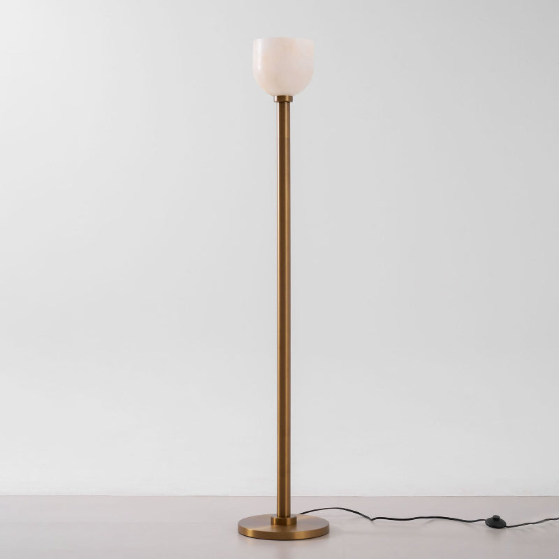 Torch-Style Alabaster Floor Lamp, product view 20