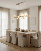 Valtherion Alabaster Globe Linear Chandelier, product view 13