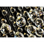 Vena Spiral Raindrop Crystal Chandelier for Staircase additional product view with crystal spiral drops